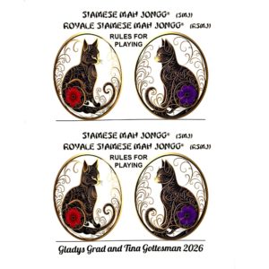 Buy 2 - Official <br>Siamese Mah Jongg® <br>Rulebooks