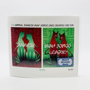 LARGE 2020<br> Siamese Mah Jongg® <br> card with Sleeve